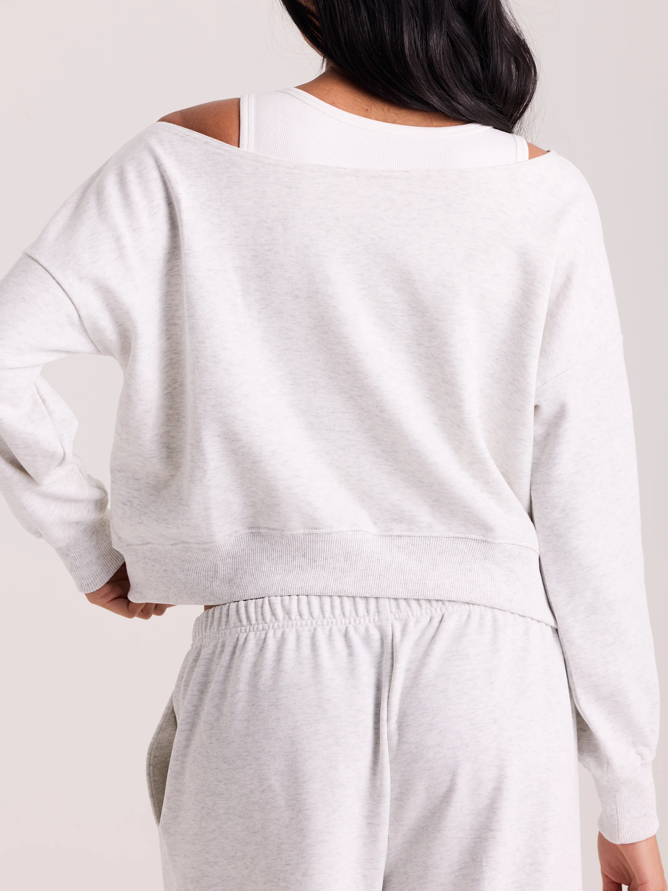 Asymmetric Sweatshirt Long Sleeve - Image 4