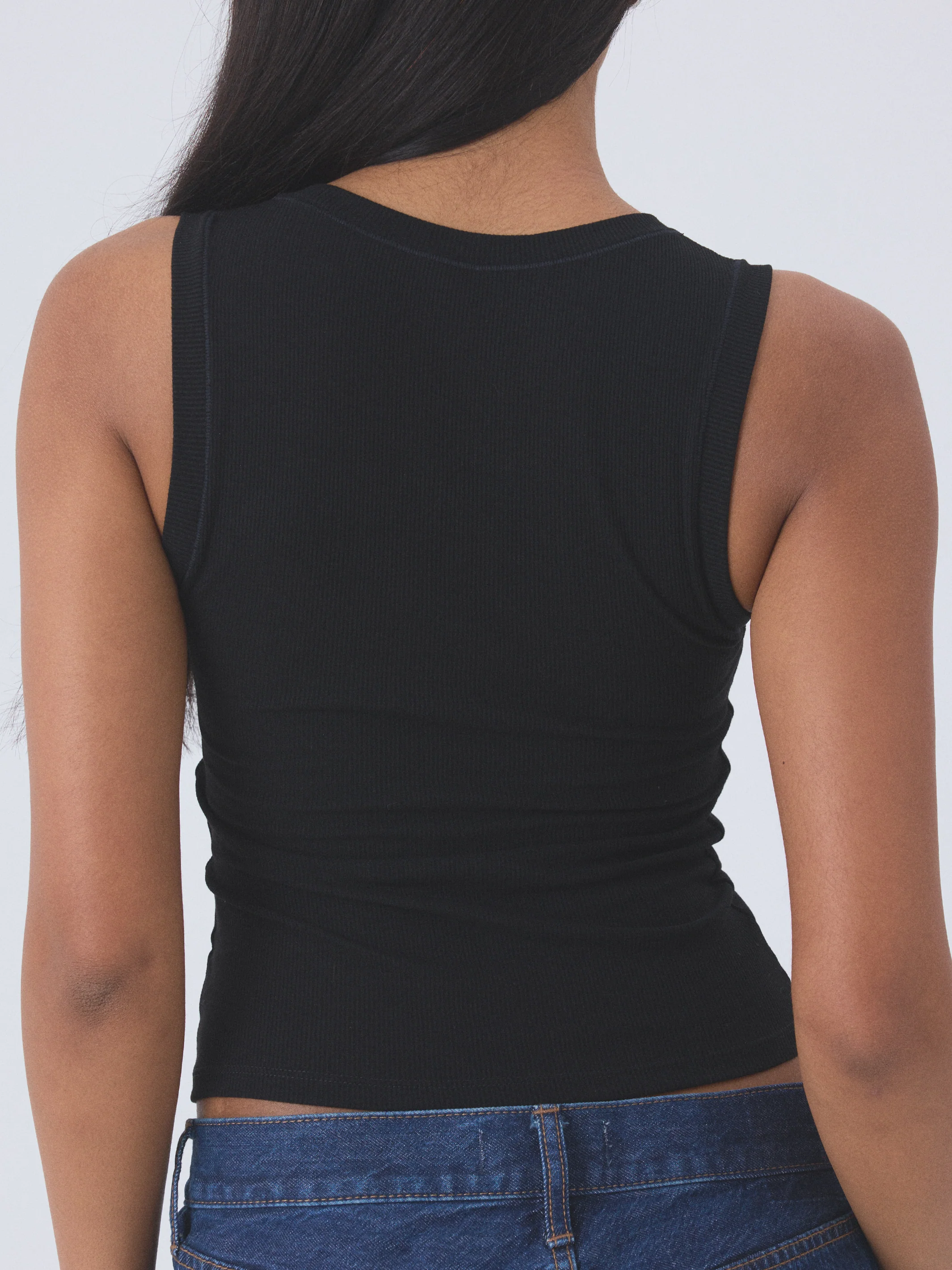 Chunky Binding Ribbed Square Neck Tank - Image 14