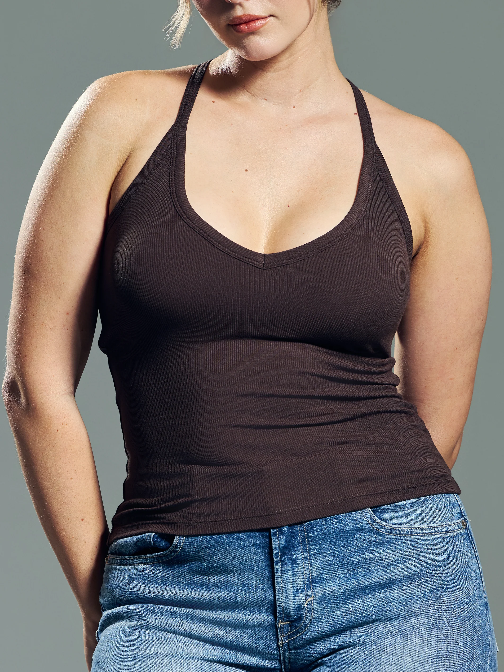 Chunky Binding Strappy Racerback Tank - Image 5