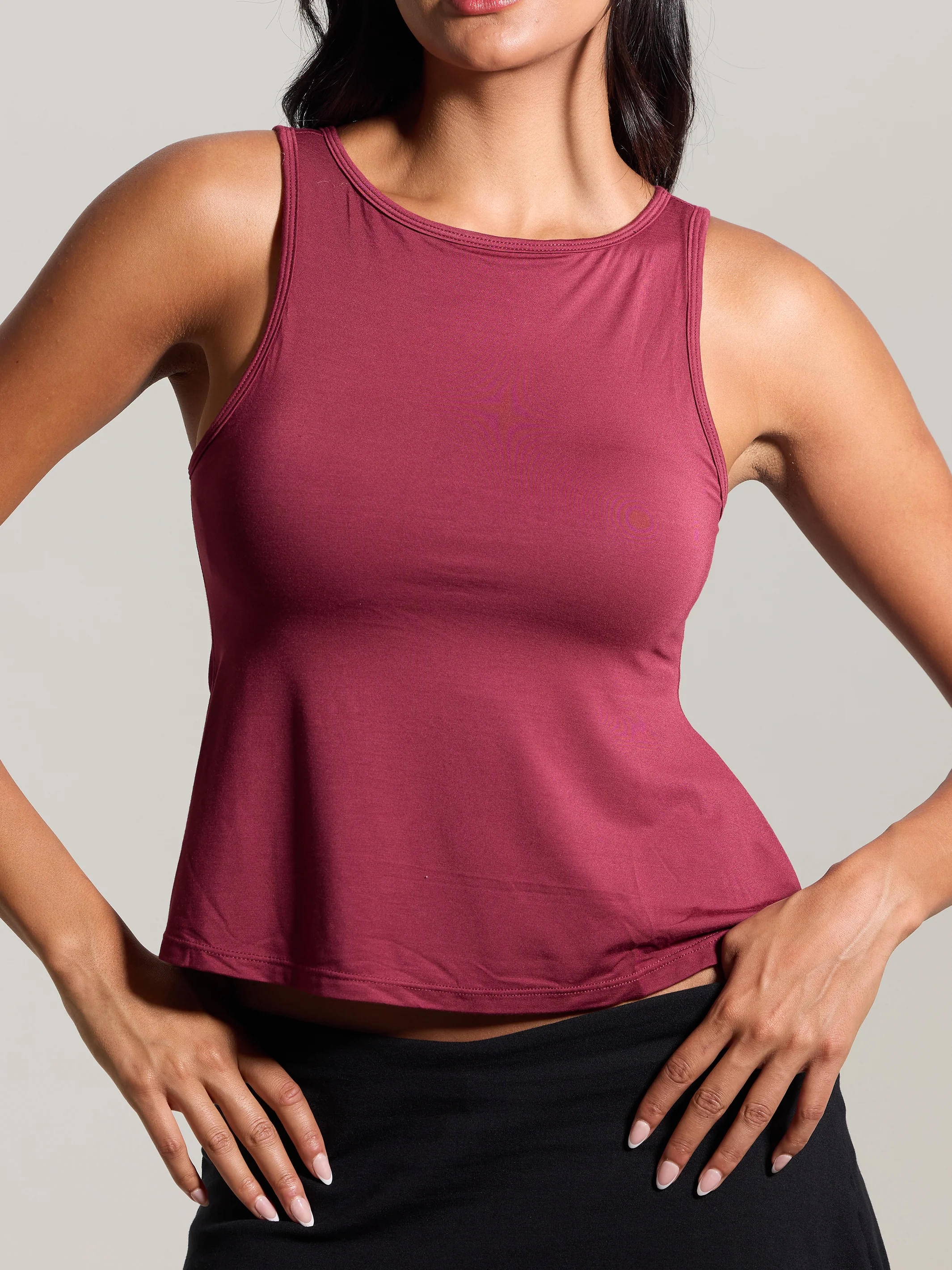 Flowy Boat Neck Tank
