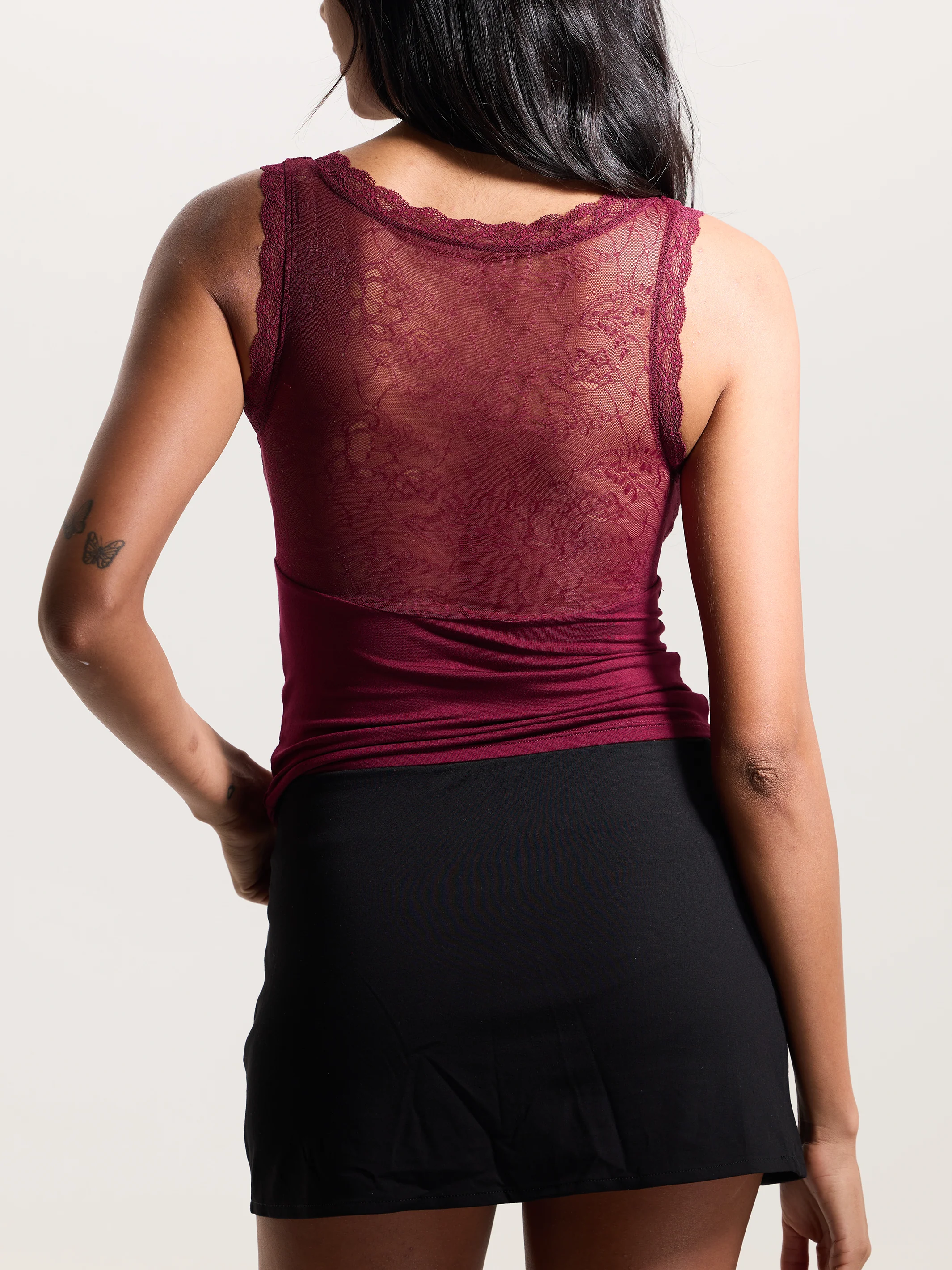 Lace V-Neck Tank - Image 3