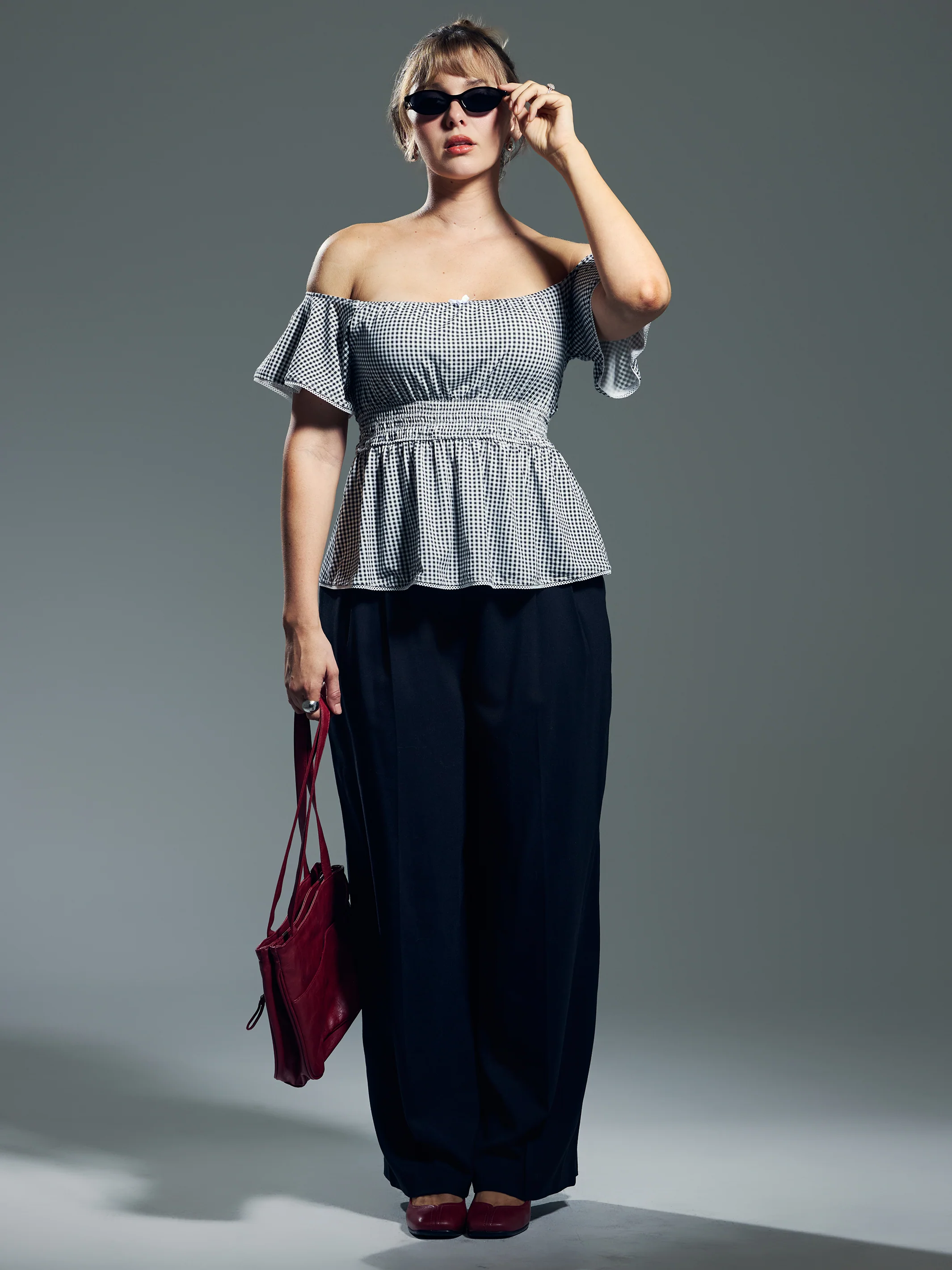 Off The Shoulder Flutter Sleeve - Image 5