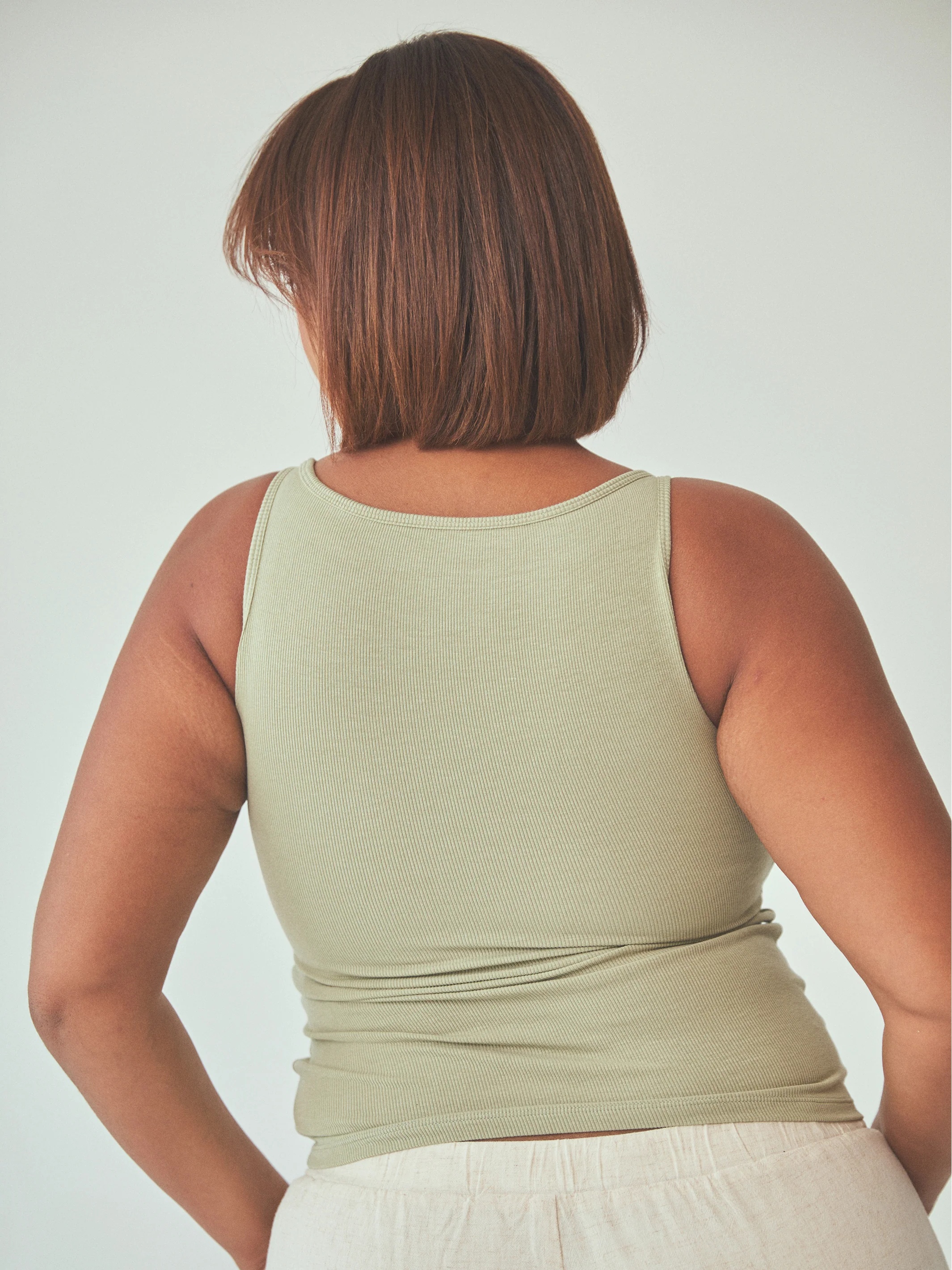 Ribbed Dainty Boat Neck Brami - Image 36