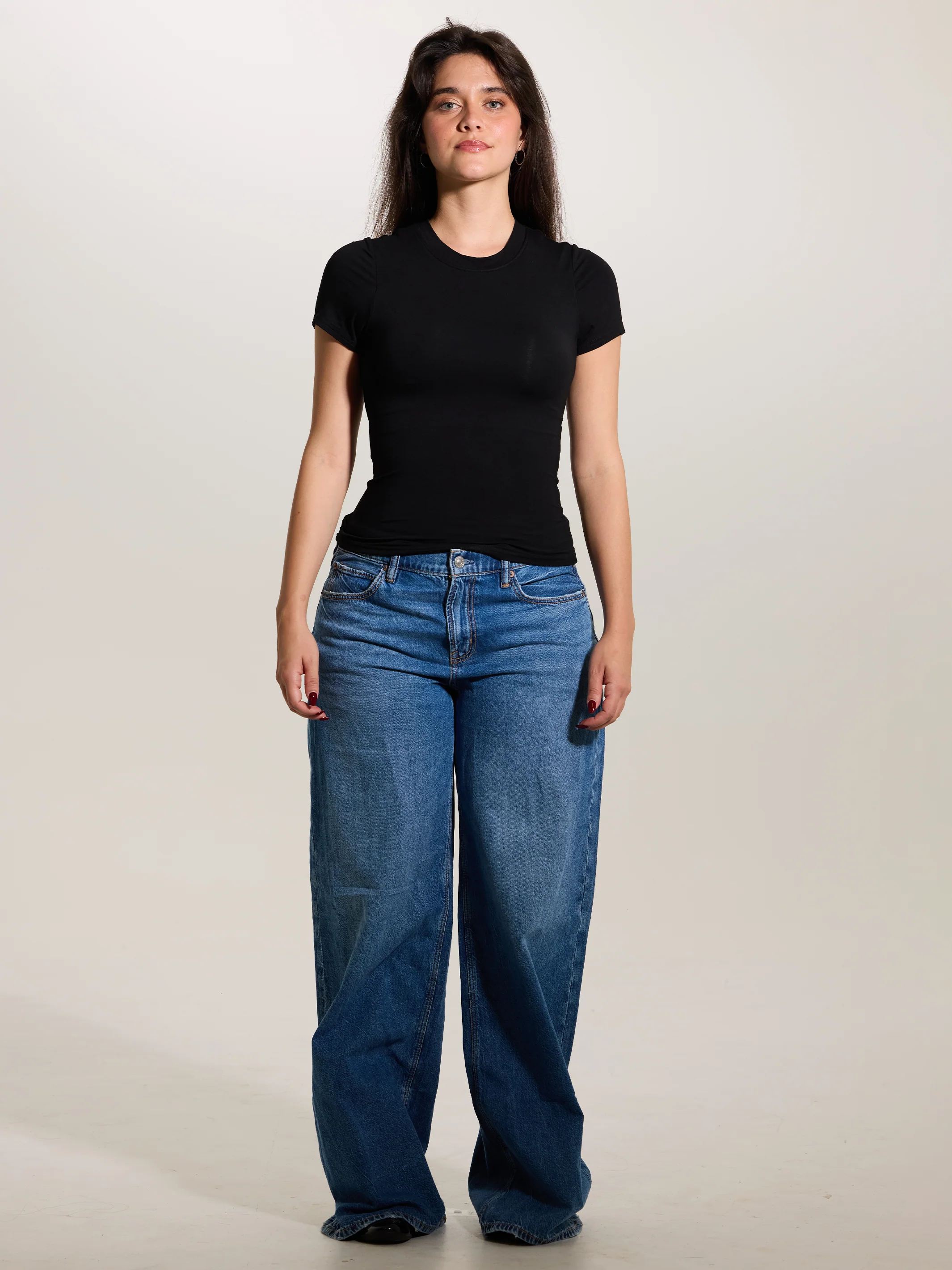 Crew Neck Braless T-Shirt - Image 28