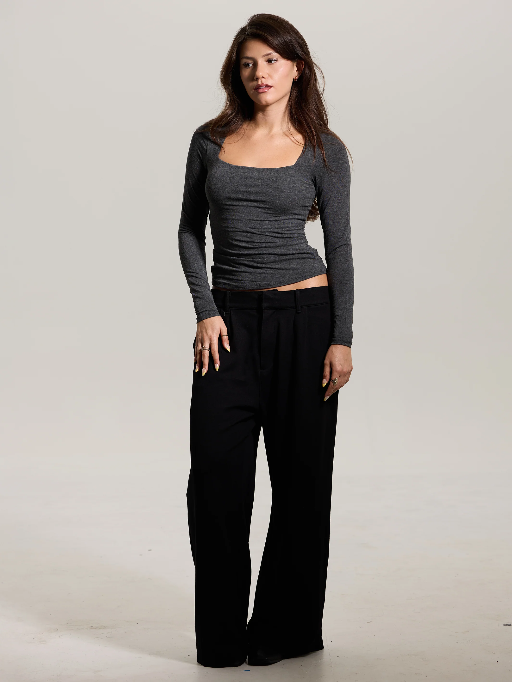 Square Neck Braless Long Sleeve - Image 19