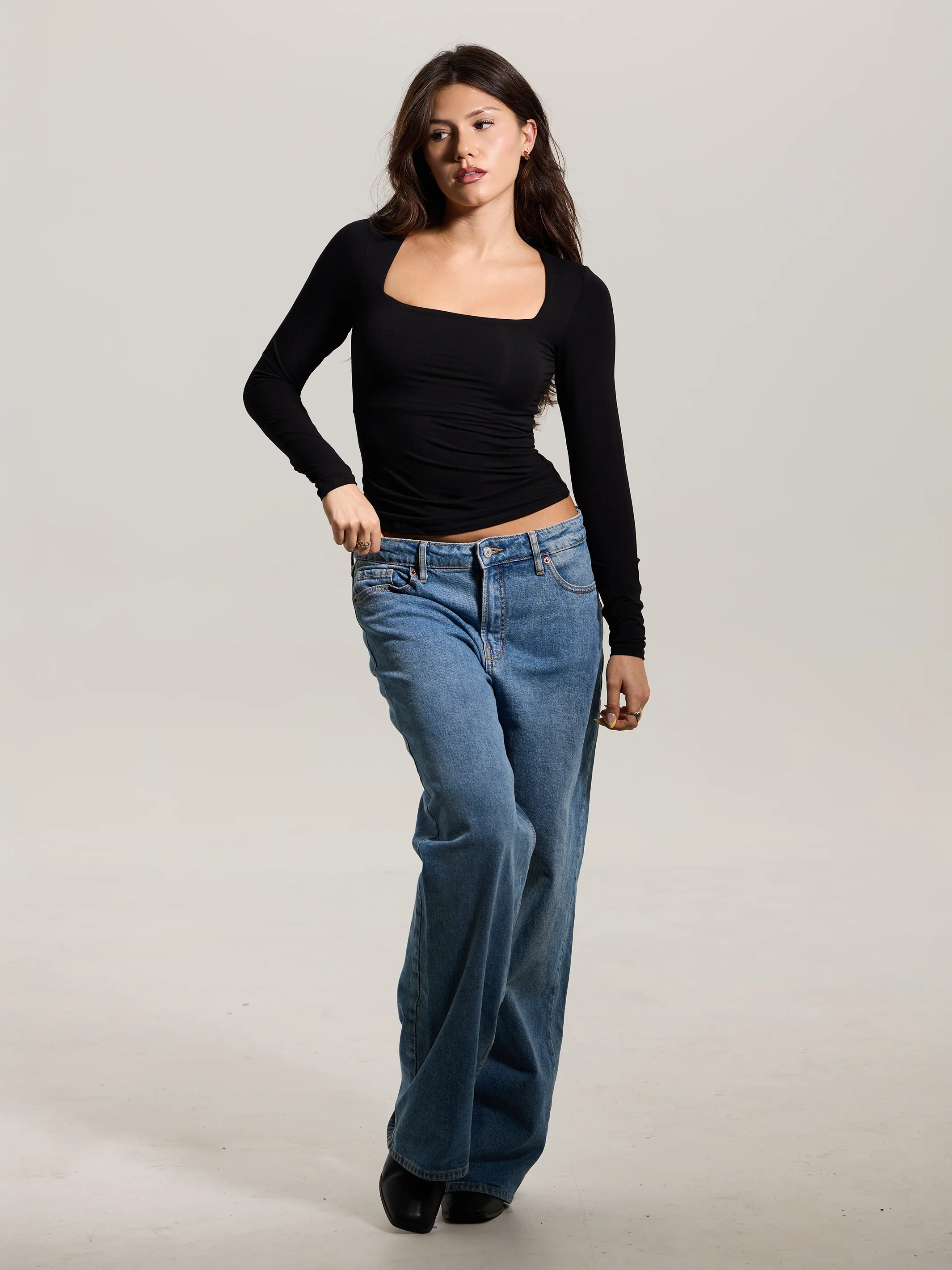 Square Neck Braless Long Sleeve - Image 9