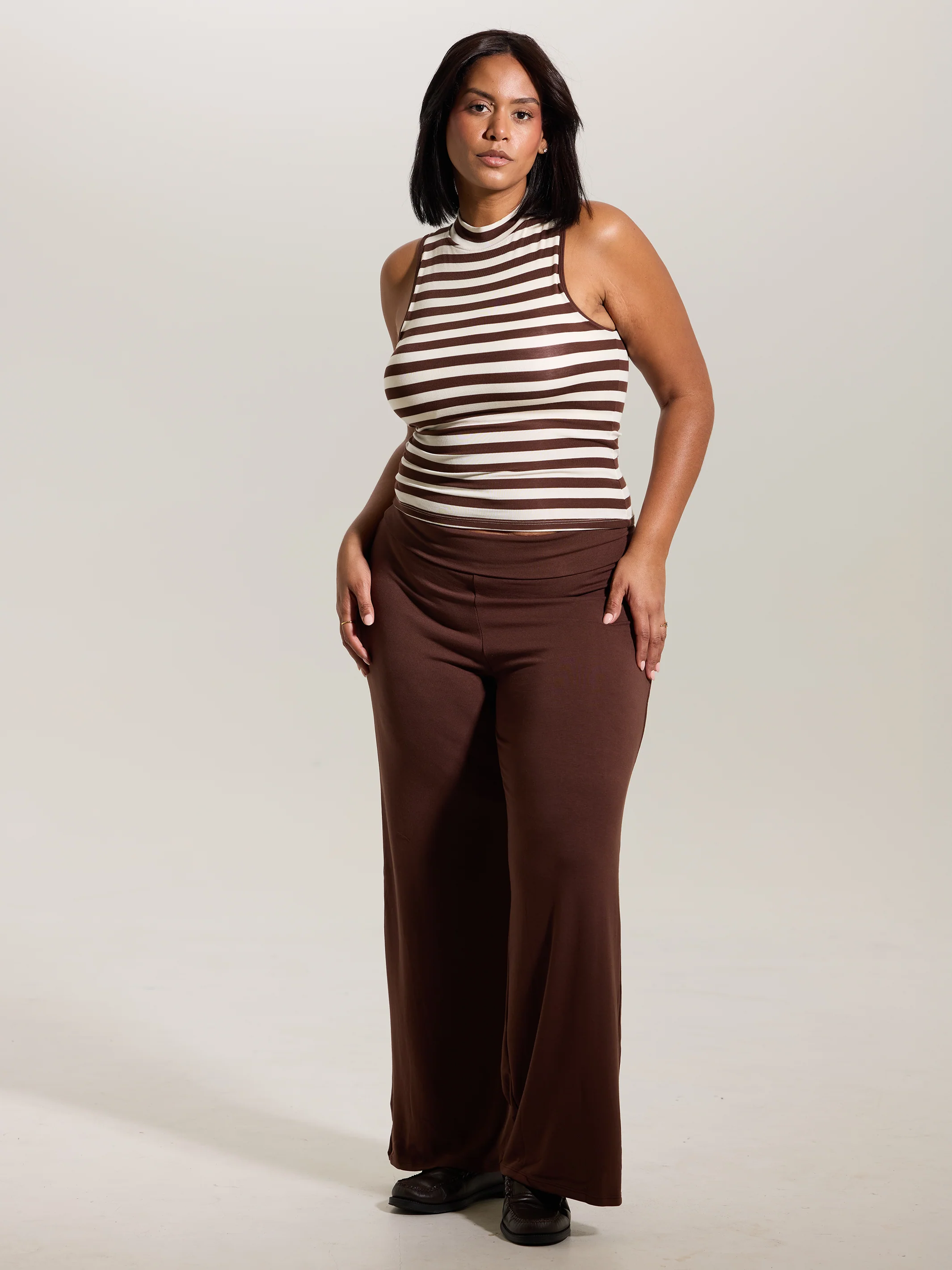 Striped Mock Neck Tank - Image 15