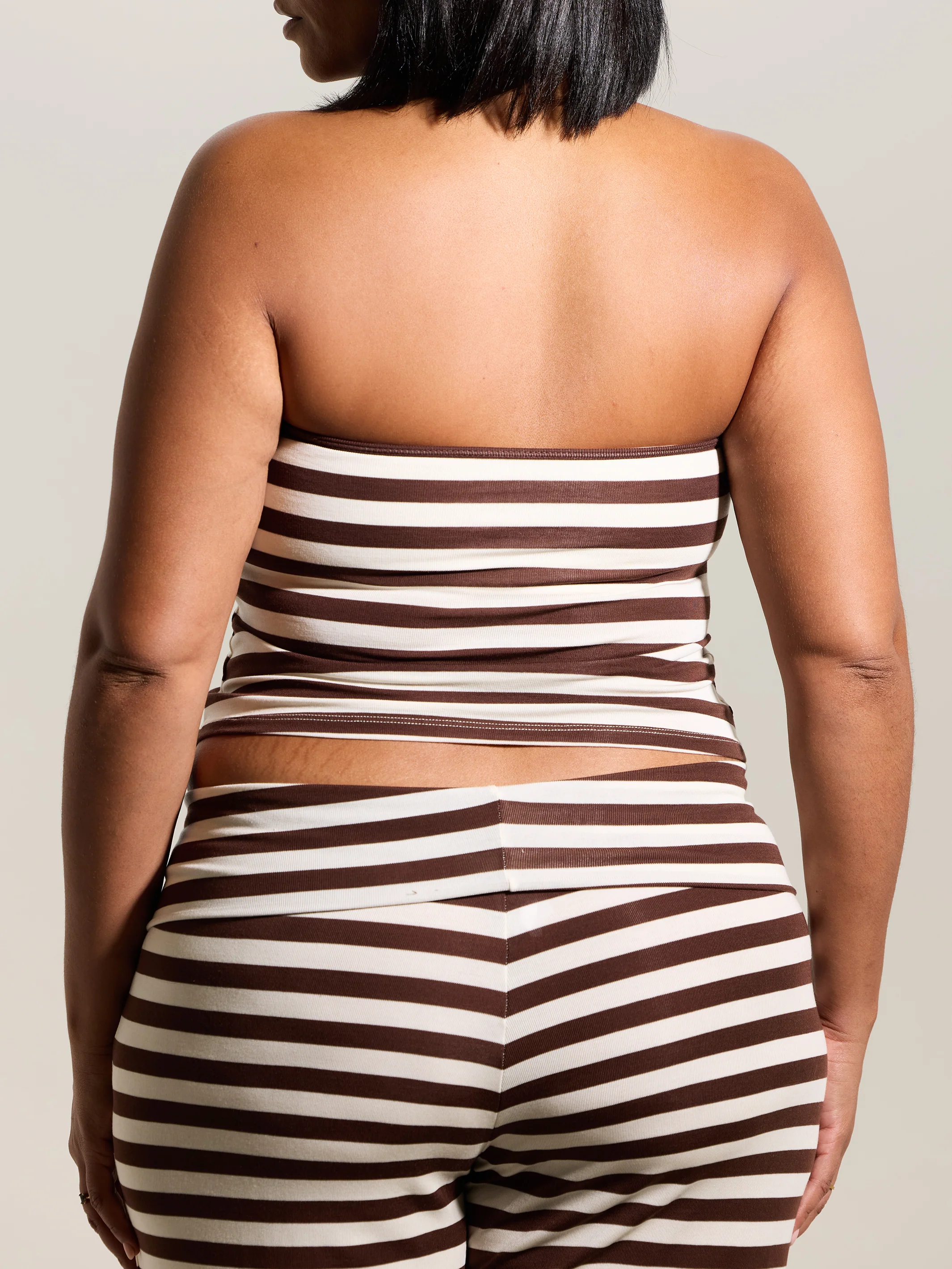 Striped Tube Top Mid Length - Image 8