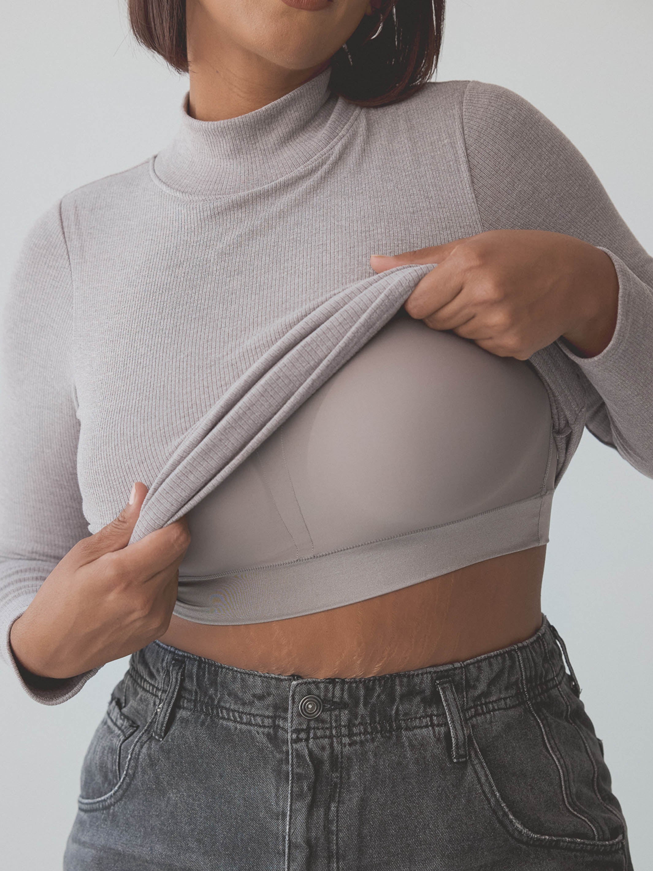 Ribbed Turtleneck Long Sleeve - Image 18