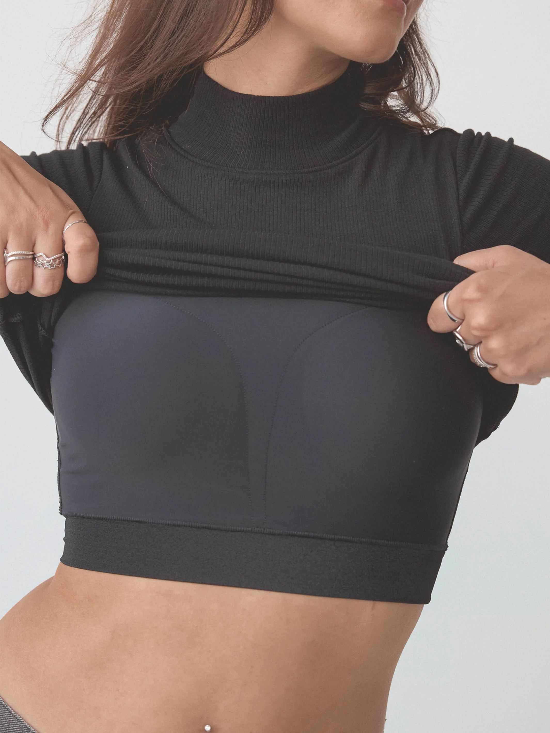 Ribbed Turtleneck Long Sleeve - Image 6