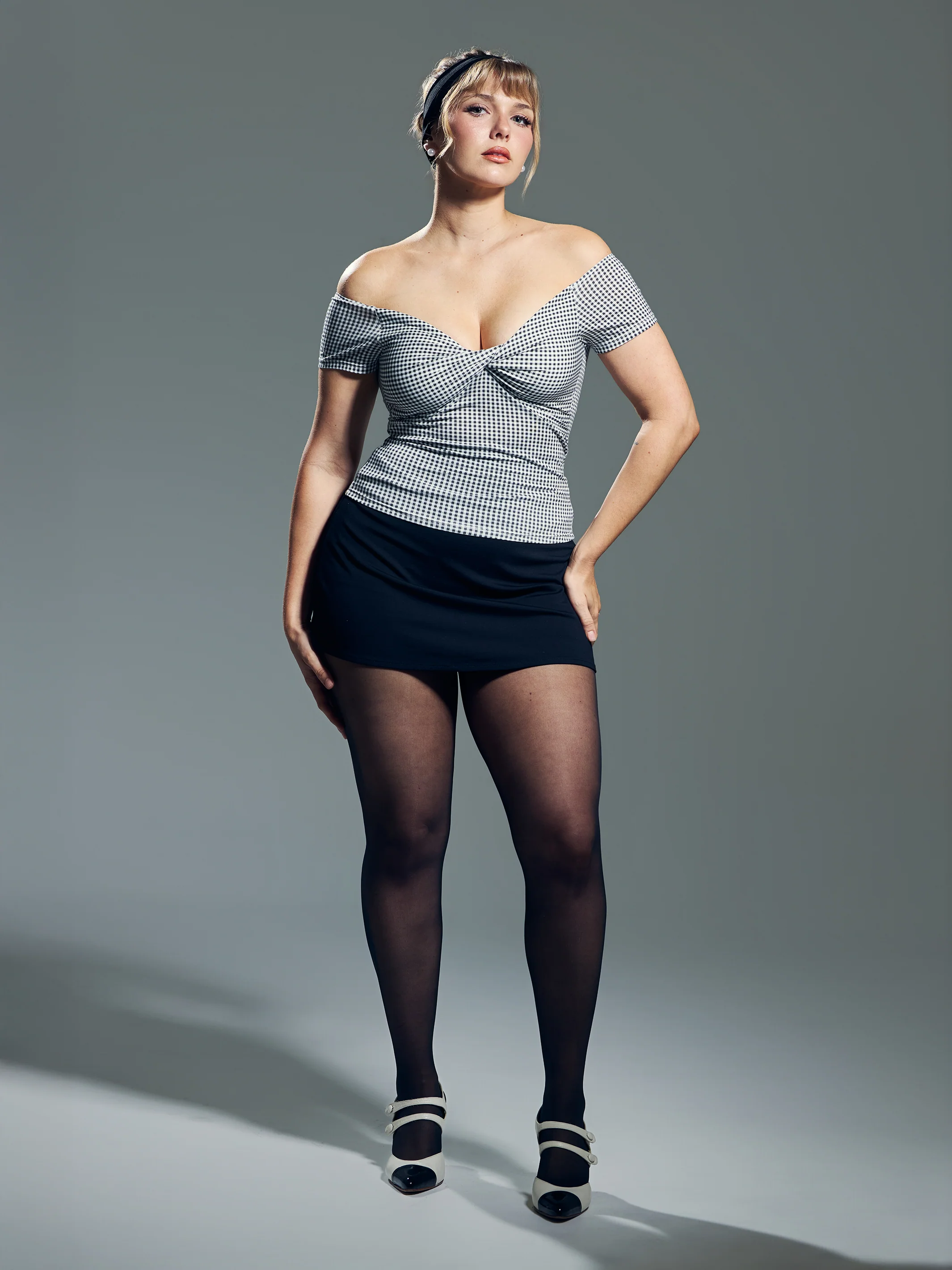 Twist Off The Shoulder Short Sleeve - Image 11