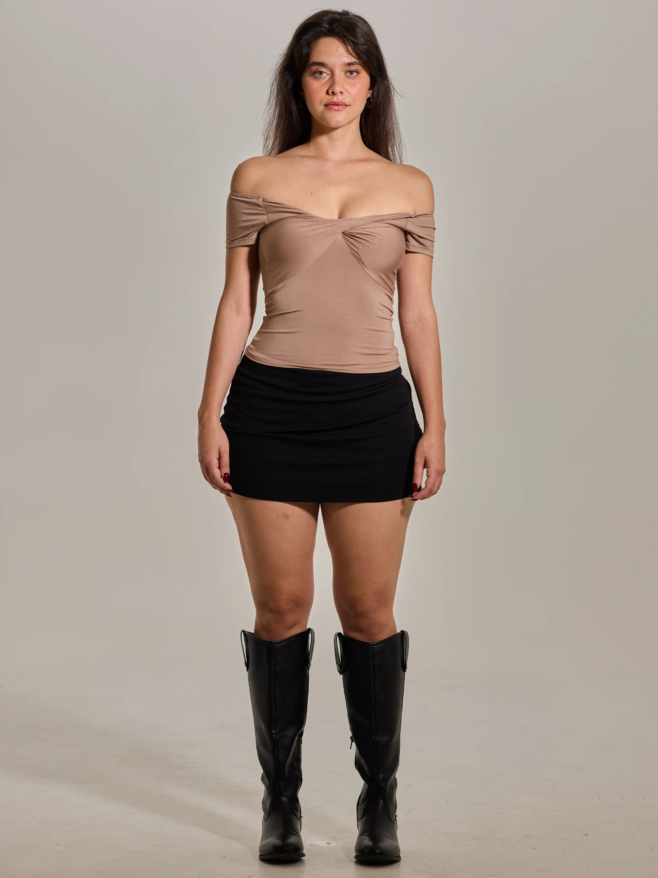 Twist Off The Shoulder Short Sleeve - Image 14
