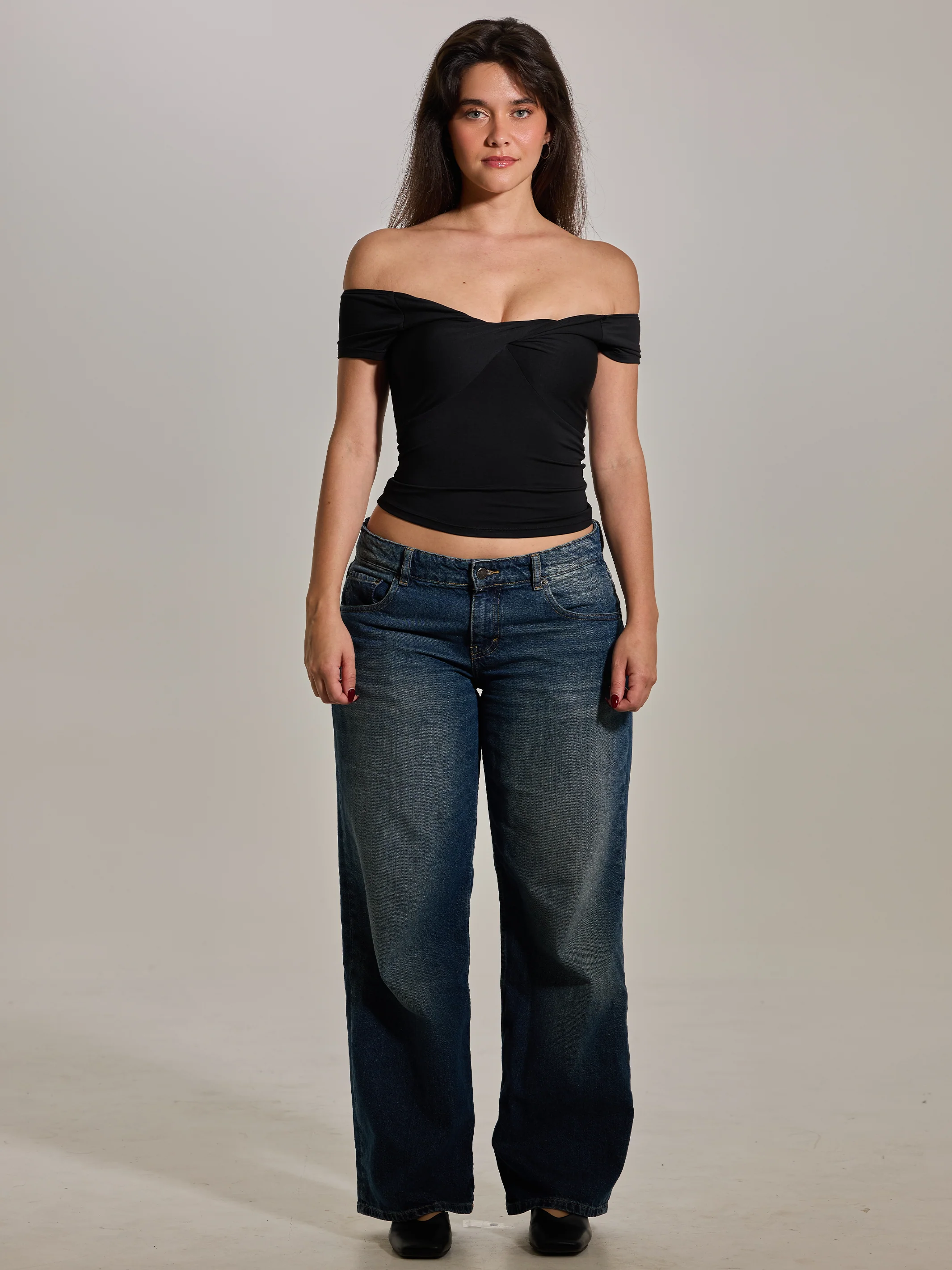 Twist Off The Shoulder Short Sleeve - Image 18