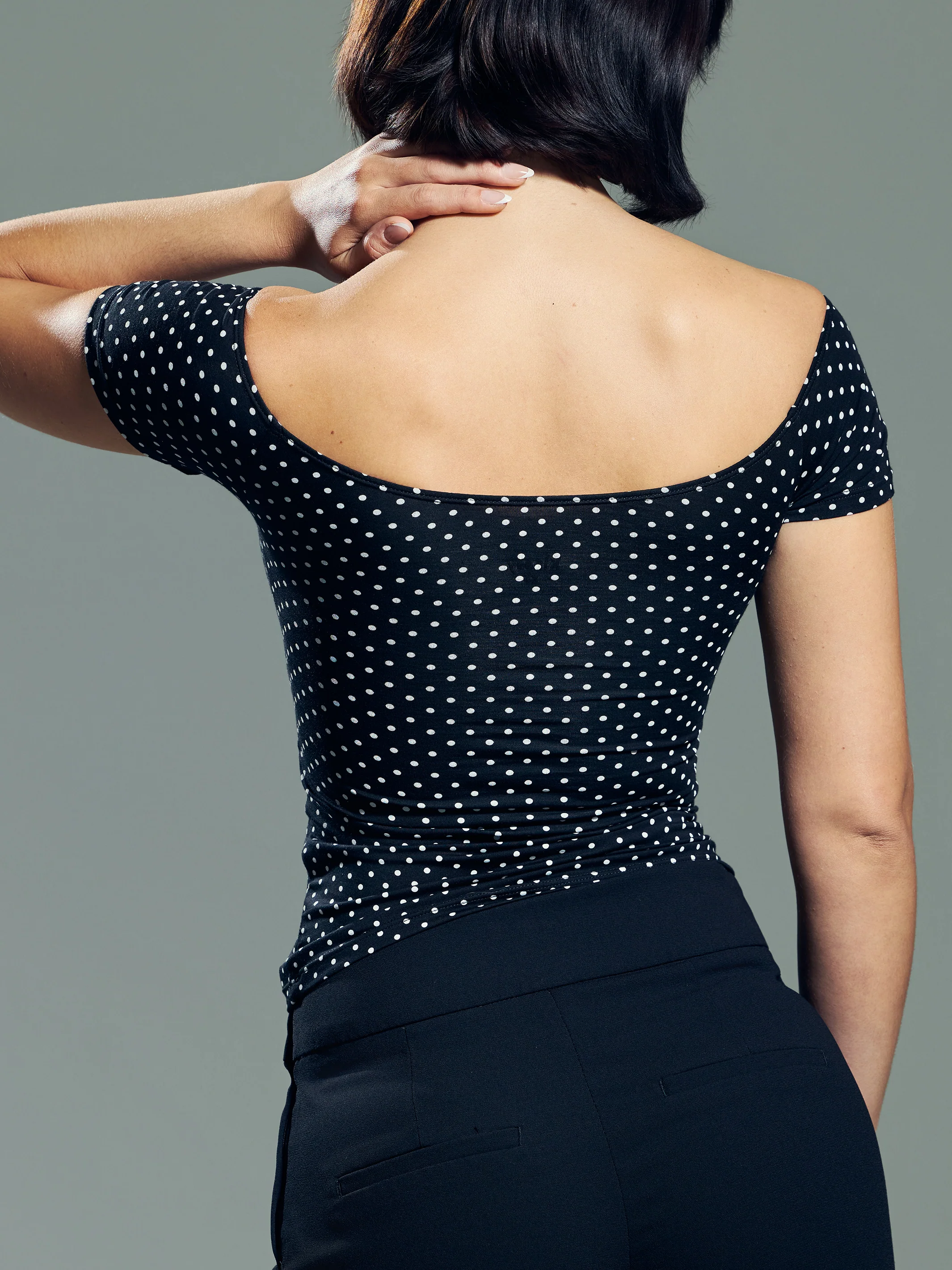 Twist Off The Shoulder Short Sleeve - Image 6