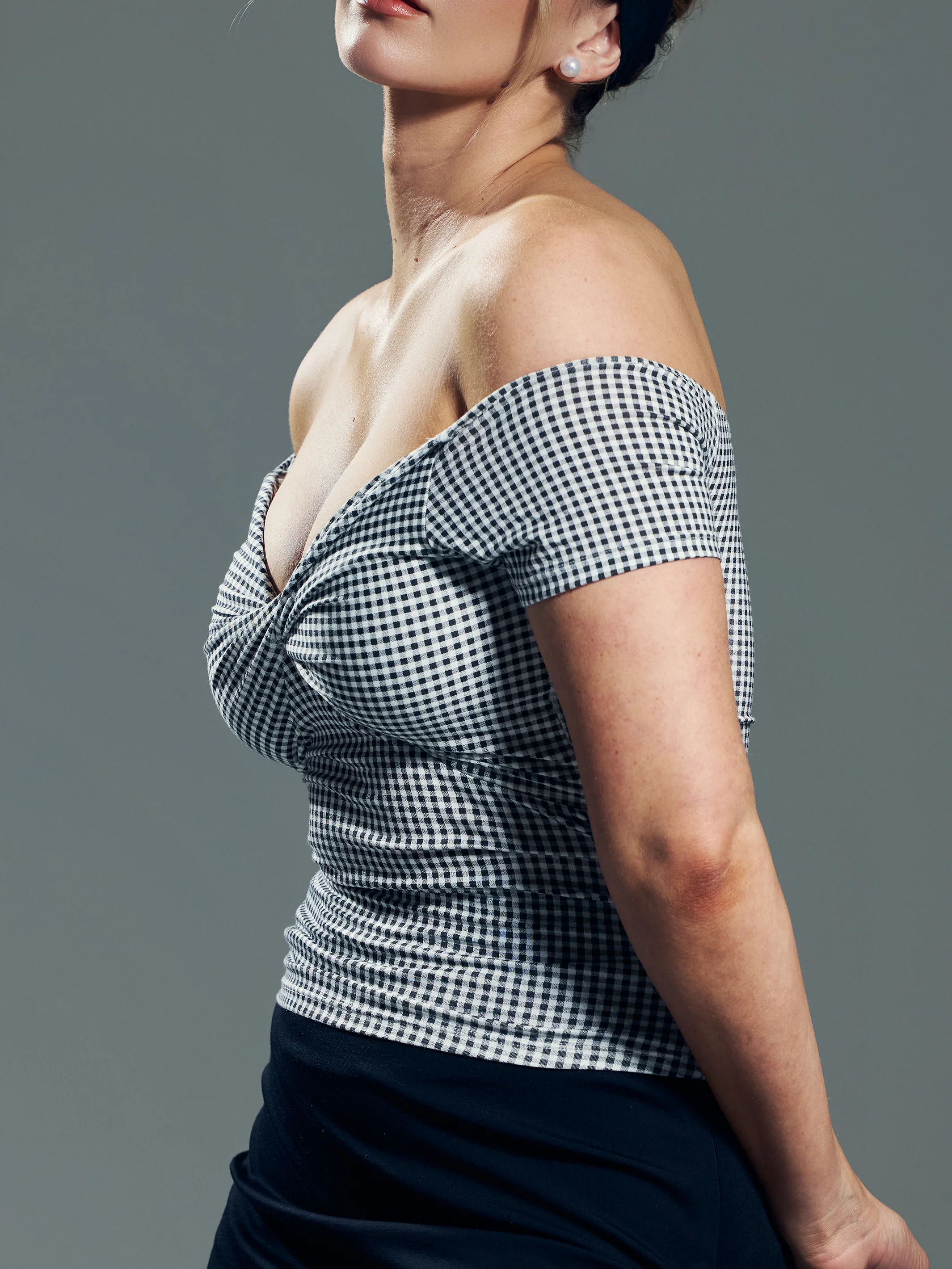 Twist Off The Shoulder Short Sleeve - Image 9